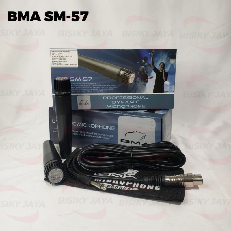 Microphone BMA SM-57 Mic Kendang BMA SM57 Original Mic Kendang