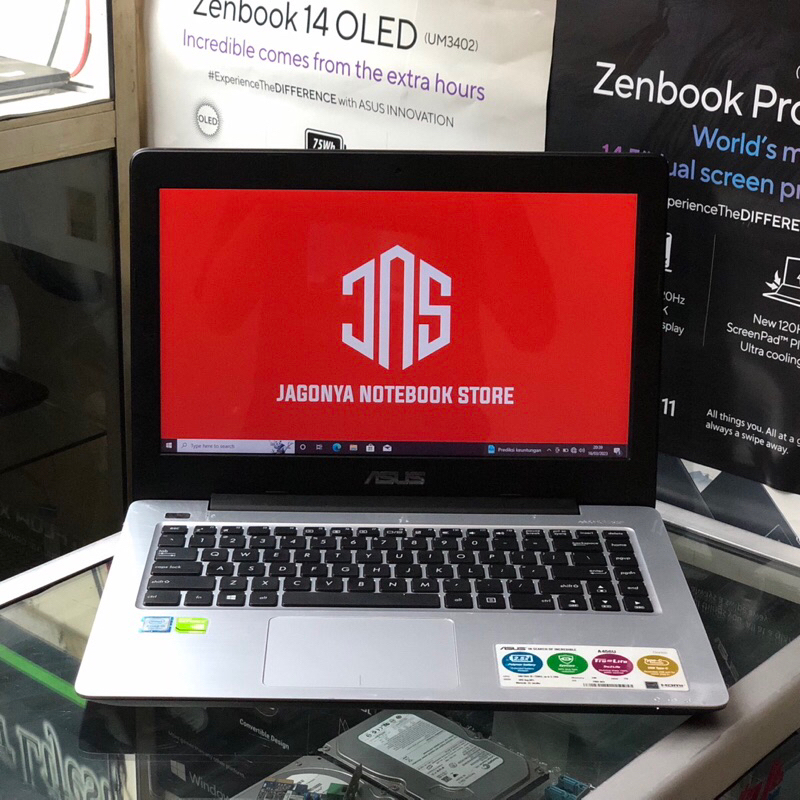 ASUS VIVOBOOK A456UR i5 7200U RAM 8GB SSD 256GB NVIDIA 930MX 2GB Layar 14 INCH HD