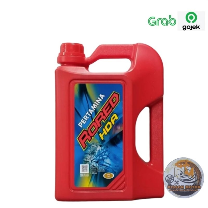 Oli Gardan PERTAMINA RORED HDA-90 4Liter Oli Transmisi Manual Mobil