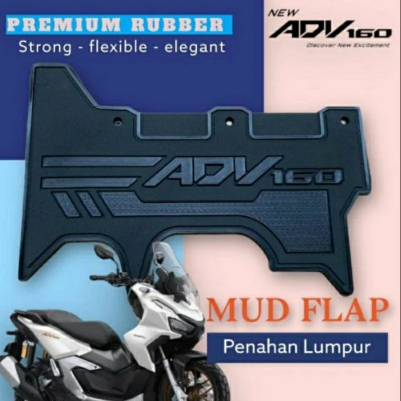 Mudflap Karet ADV 160 Penahan Lumpur ADV 160 Termurah
