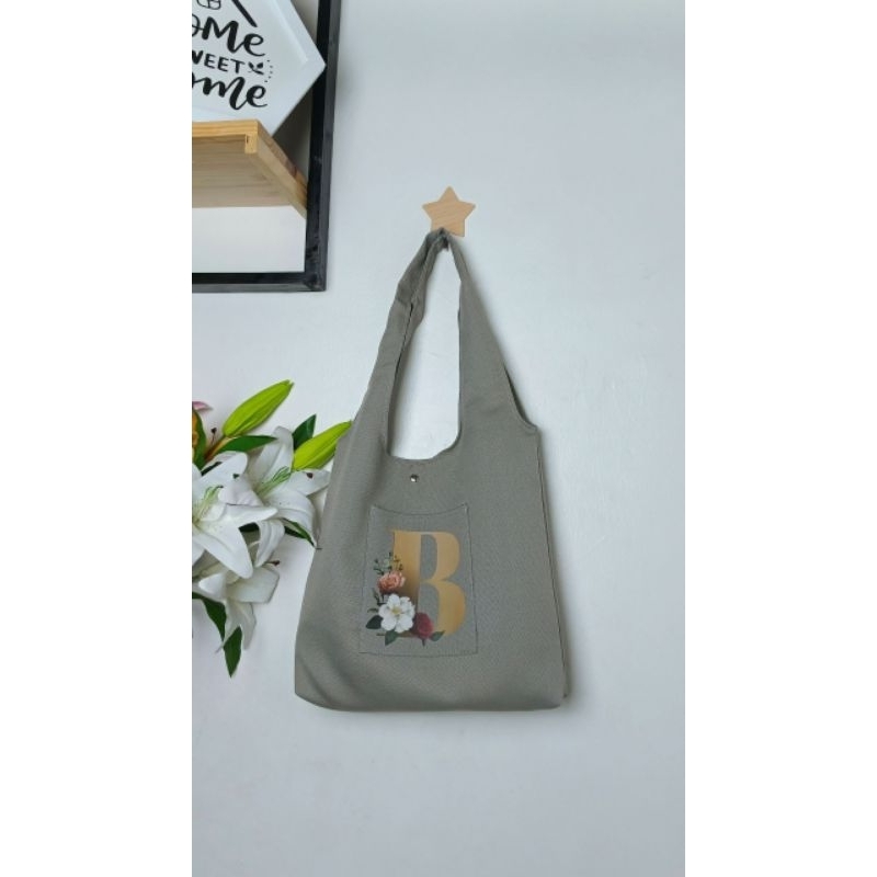 Tas Totebag Wanita Remaja Tas Bahu Anak Kuliah Tas Selempang Totenya Huruf Tote Perempuan Kerja