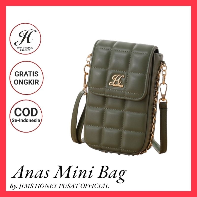 Tas Selempang Mini Jimshoney Anas Mini Bag Jims Honey  - Slingbag Wanita Murah Trendi Tas Hp Trendi