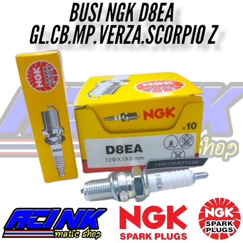 BUSI NGK GL PRO CB MP VERZA SCORPIO BUSI NGK D8EA