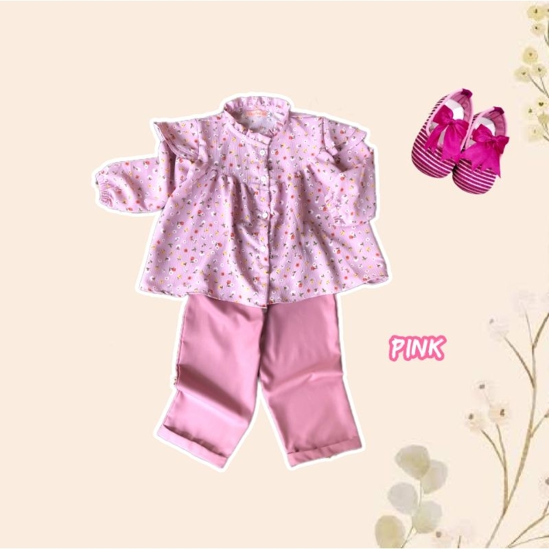 setelan anak jenna / one set jenna / blouse celana anak