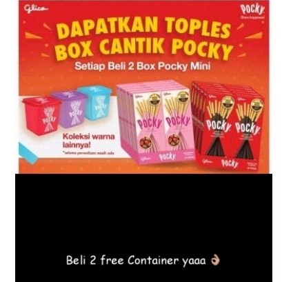 

Pocky Biskuit Stick mini Beli 2 Pack Free Container