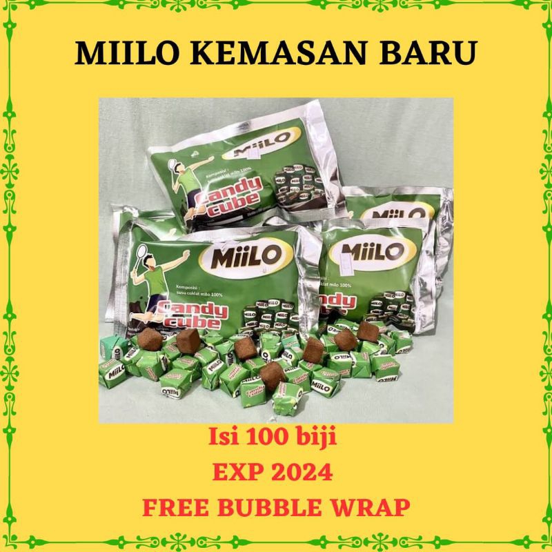 

ISI 100 BIJI - PERMEN MILO CUBE COKLAT MILO KOTAK MURAH TERLARIS