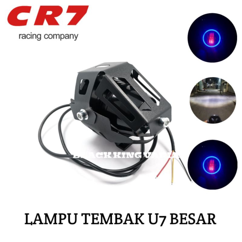 Lampu Projie U7 Besar Lampu Tembak Led U7 Besar Lampu Tembak Transformer Sinar Projie HID Lampu Depan Motor Angel Eye Ring