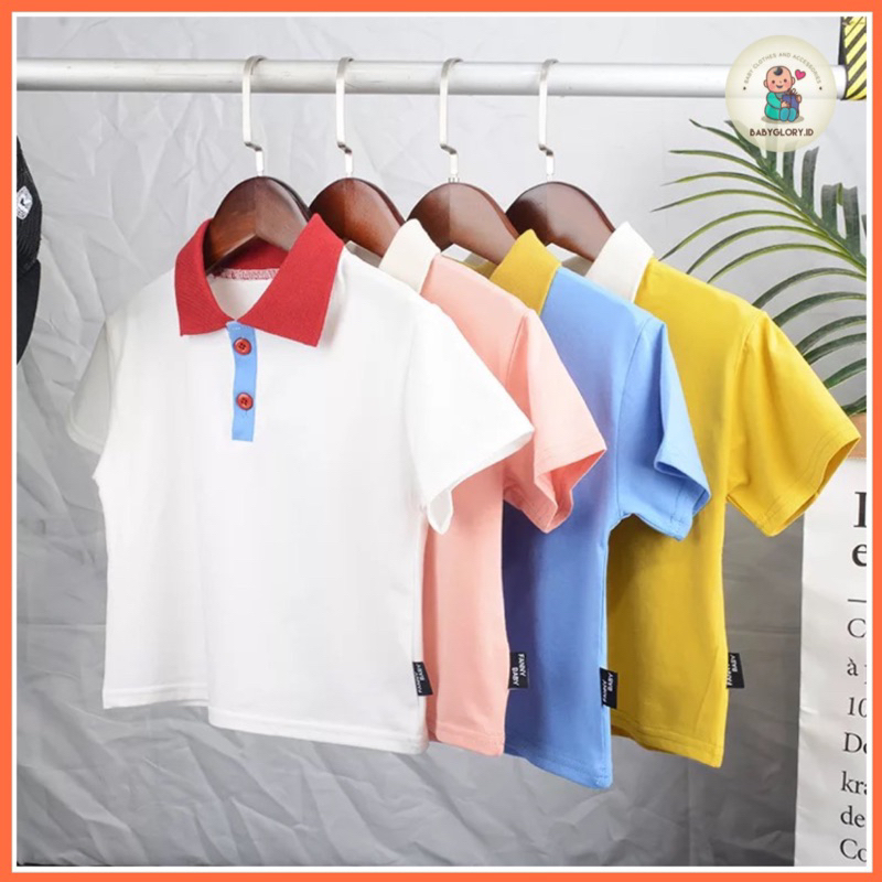 Kemeja Polo Anak Import Kemeja Anak Laki Lak Perempuan Unisex Import Kemeja Atasan Anak Laki Laki Import Fashion Korea