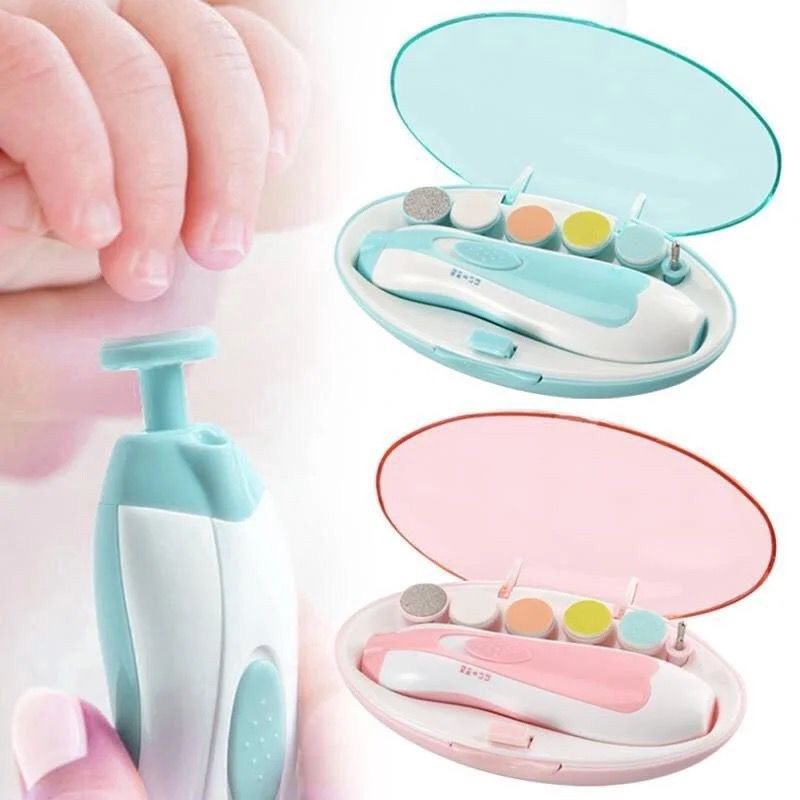 BABY NAIL TRIMMER SET 6 IN 1 / GUNTING KUKU BAYI ELEKTRIK / ALAT PERLENGKAPAN PEMOTONG KUKU BAYI JRW0159