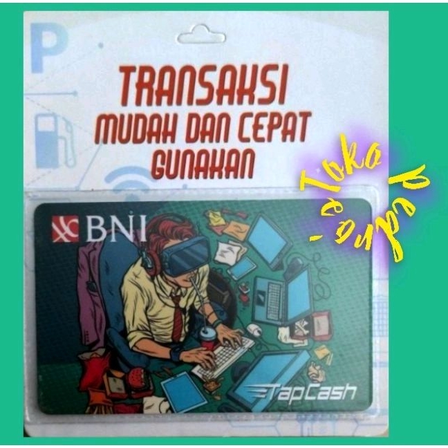 Tapcash BNI Game Desainer / Game Programmer Edition ORI /Like eMoney eTOLL Brizzi or Flazz