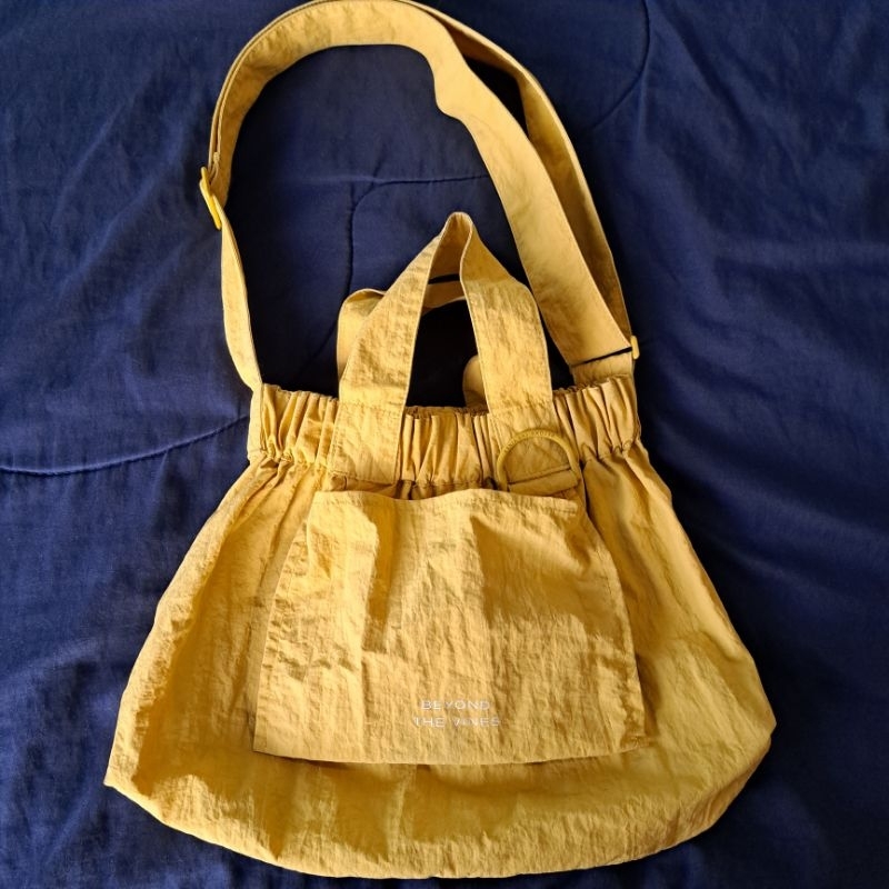 BTV XS Dumpling Bag Mustard & Terracotta Preloved