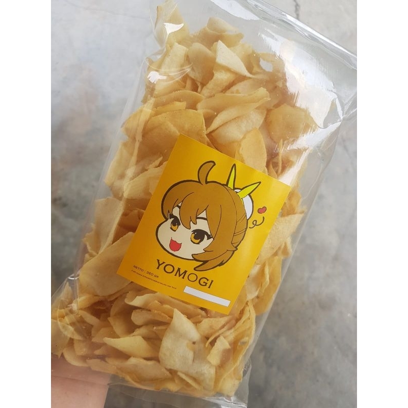 

Keripik singkong Yomogi 100%NO MSG Enak dan bikin nagih