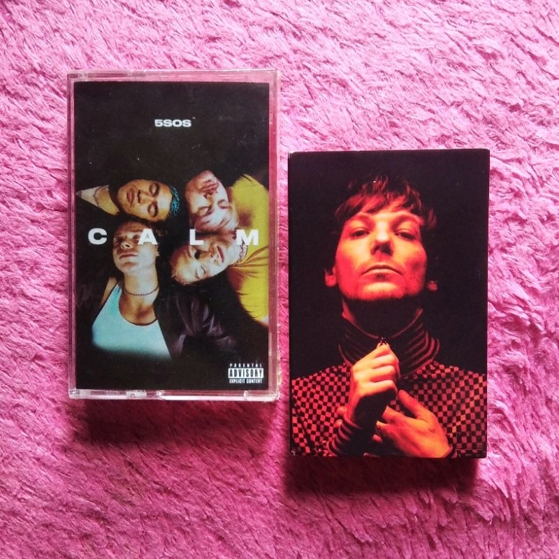 [NEW & PRELOVED] LOUIS TOMLINSON AND 5 SECONDS OF SUMMER CASSETTE - FAITH IN THE FUTURE (TRANSLUCENT