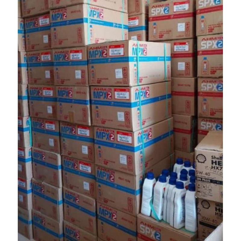 AHM OLI MPX2 10W30 SLMB 0.8  khusus jual perdus