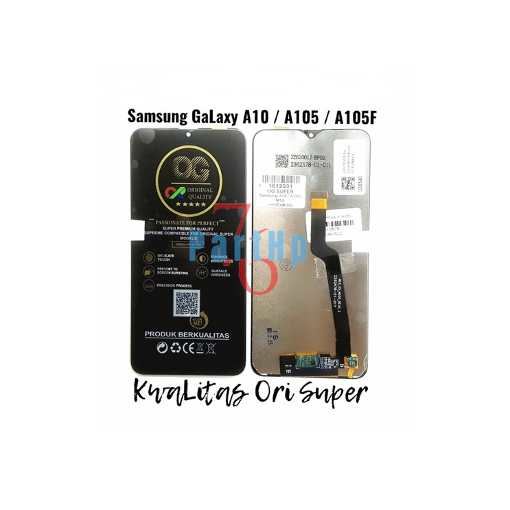 Lcd Touchscreen Fullset Kwalitas Ori Super Samsung Galaxy A10 - A105 - A105F - Hitam