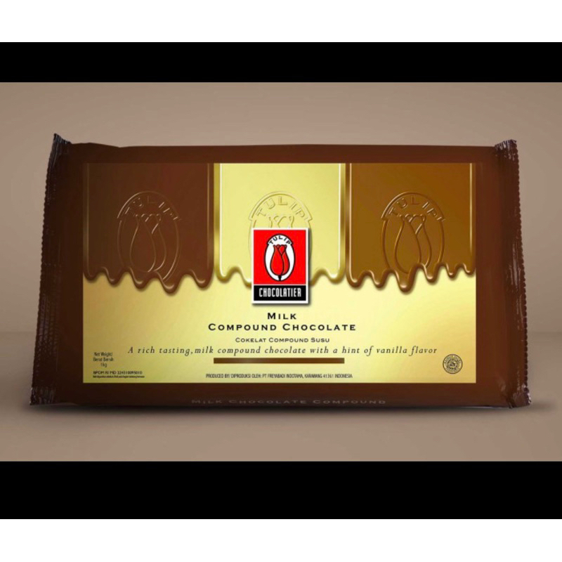 

TULIP MILK COMPOUND 1 KG Chocolate Milk compound Tulip