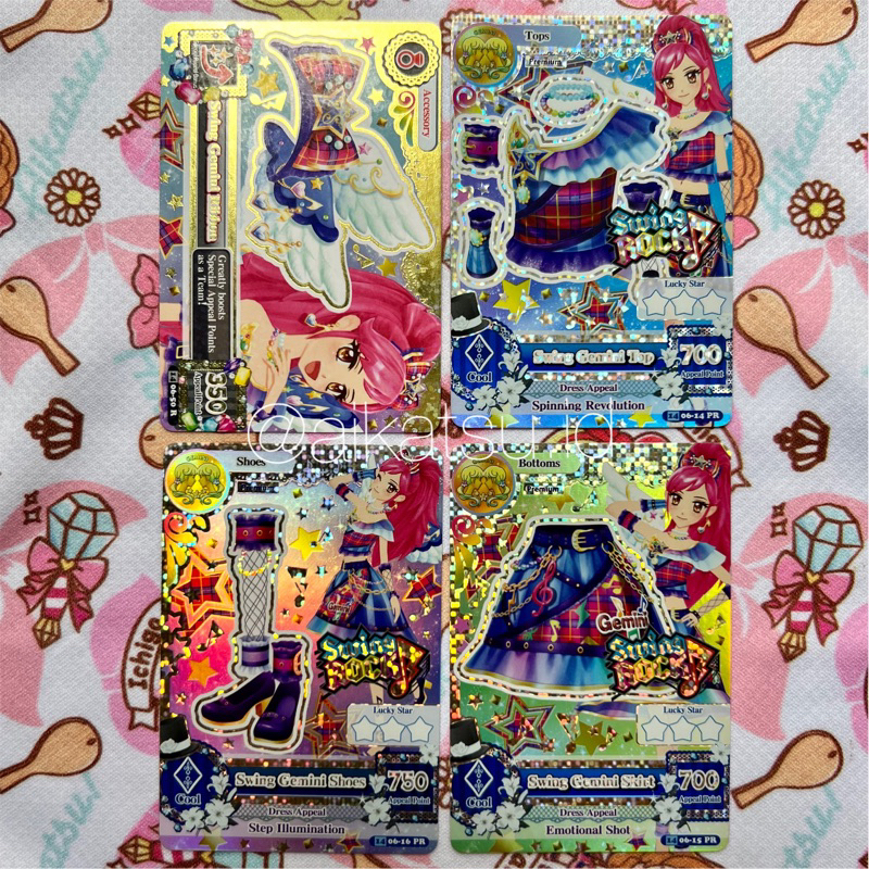 Kartu Aikatsu Premium Swing Gemini Set