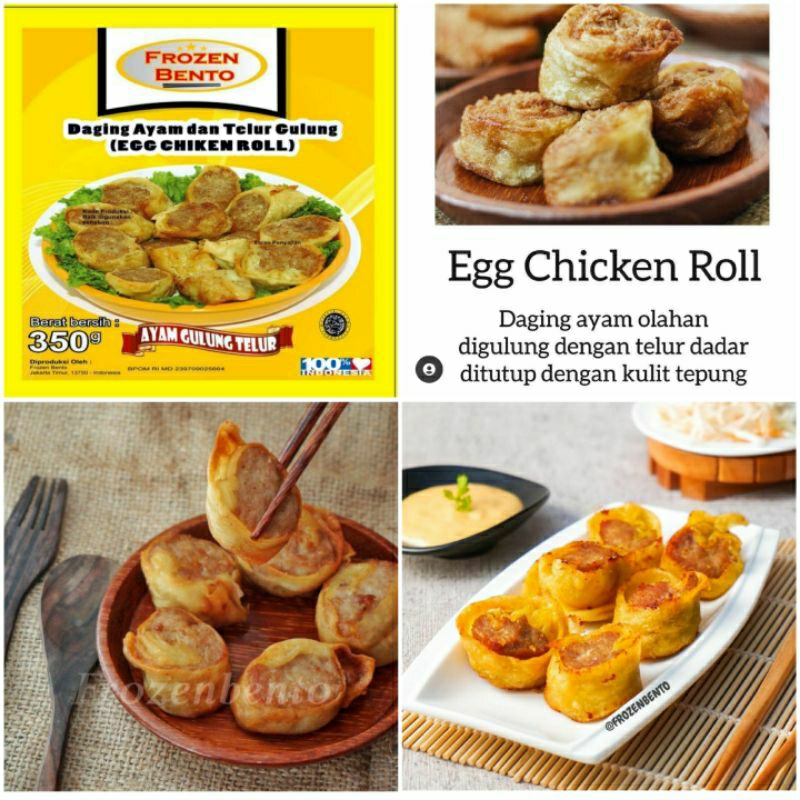 

Frozenbento Egg chicken roll 5 lonjor