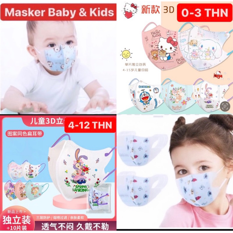 Masker Bayi dan Masker Anak N95