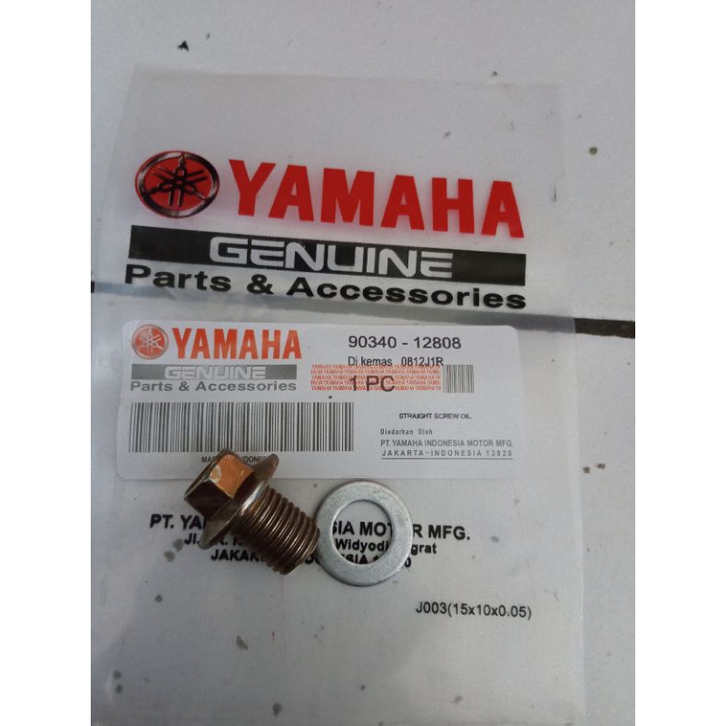 Baut oli Yamaha. baut pembuangan oli Yamaha Mio soul Mio sporty