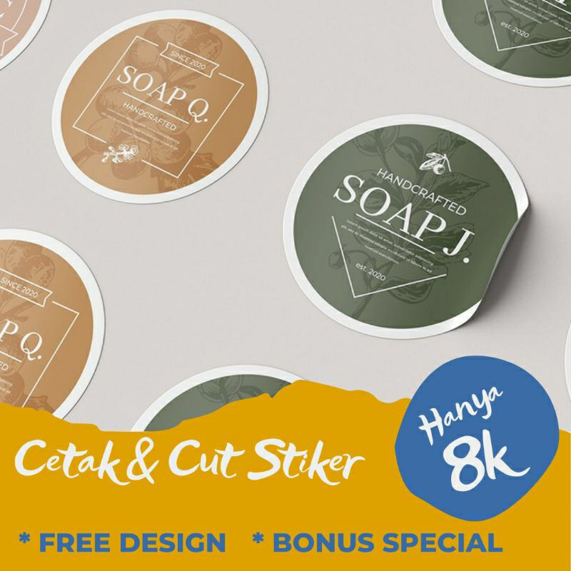 

Cetak & Cut Stiker Chromo / Vynil Untuk Label Produk, Logo Komunitas, Logo Kemasan, Dll