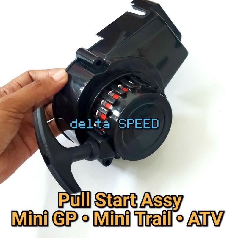 PULL START MINI GP MINI TRAIL ATV - TARIKAN STATER SET - PLASTIK - SPARE PART