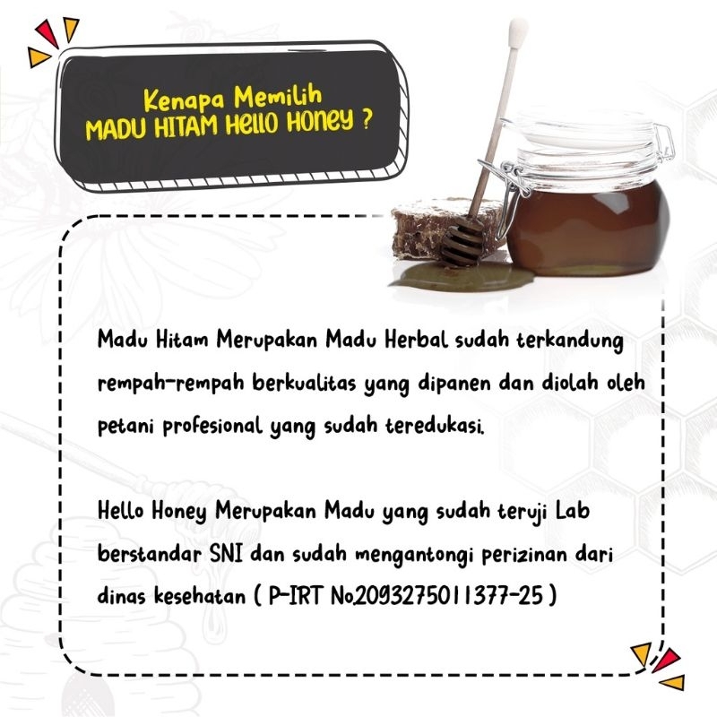 Madu Hello Honey, Natural Raw Honey Multifora isi 1 kg