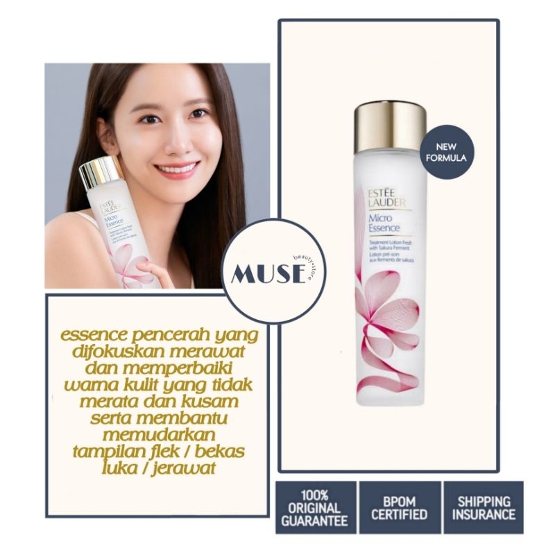 [ New Formula ] Estee Lauder Micro Essence Skin Activating With Sakura Ferment 200ml / Toner / Essence