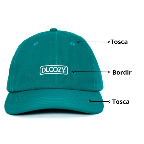 DLOOZY Topi Pria Wanita Baseball Polo Cap Tosca Dlz04