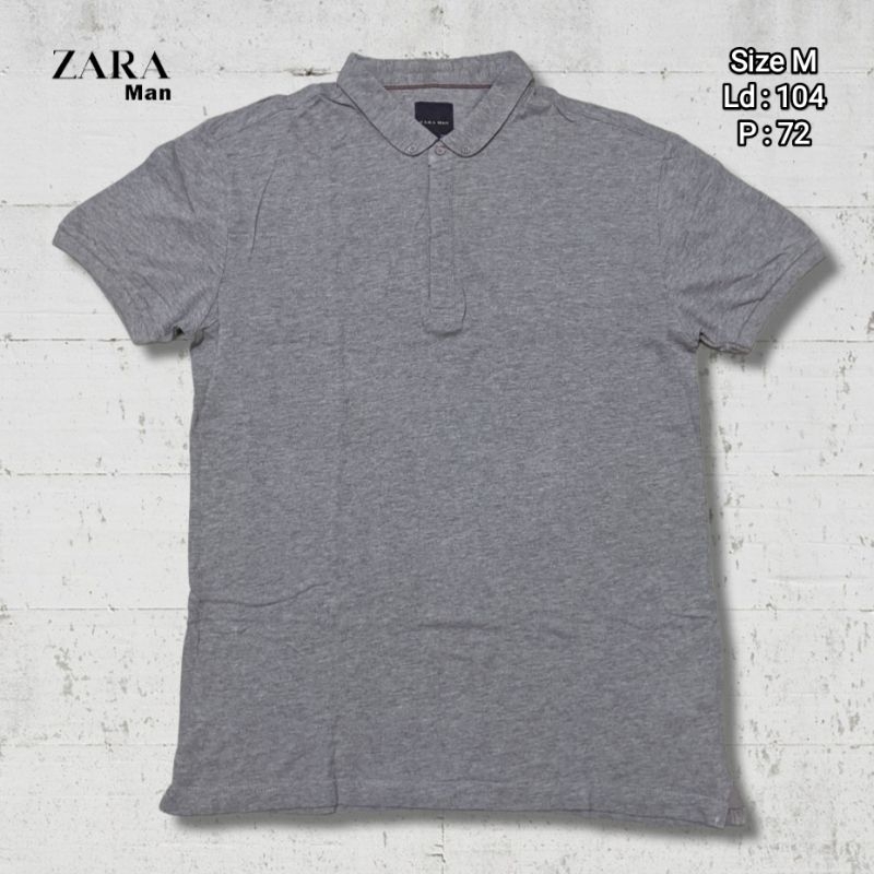 Kaos Polo Zara Man Original Second Preloved