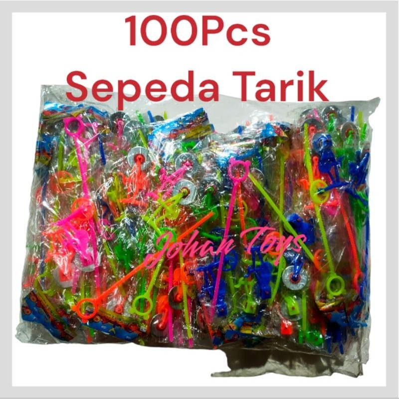 100Pcs Sepeda Tarik Roda Besi