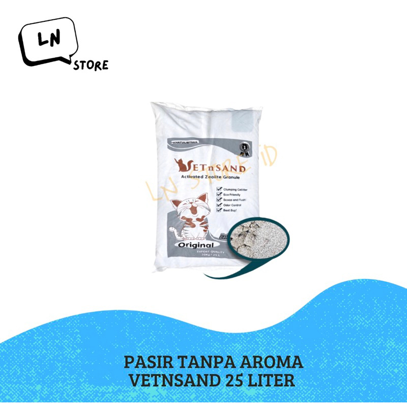 Pasir Kucing Zeolite Natural 20 Kg Catlitter