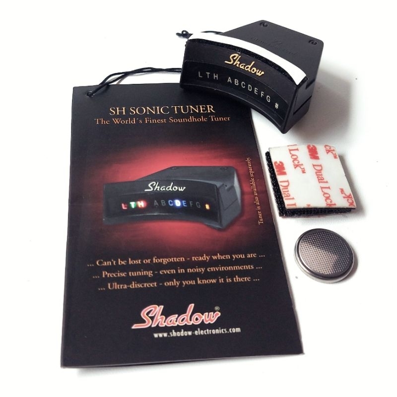 soundhole mount tuner shadow sh sonic tuner gitar original