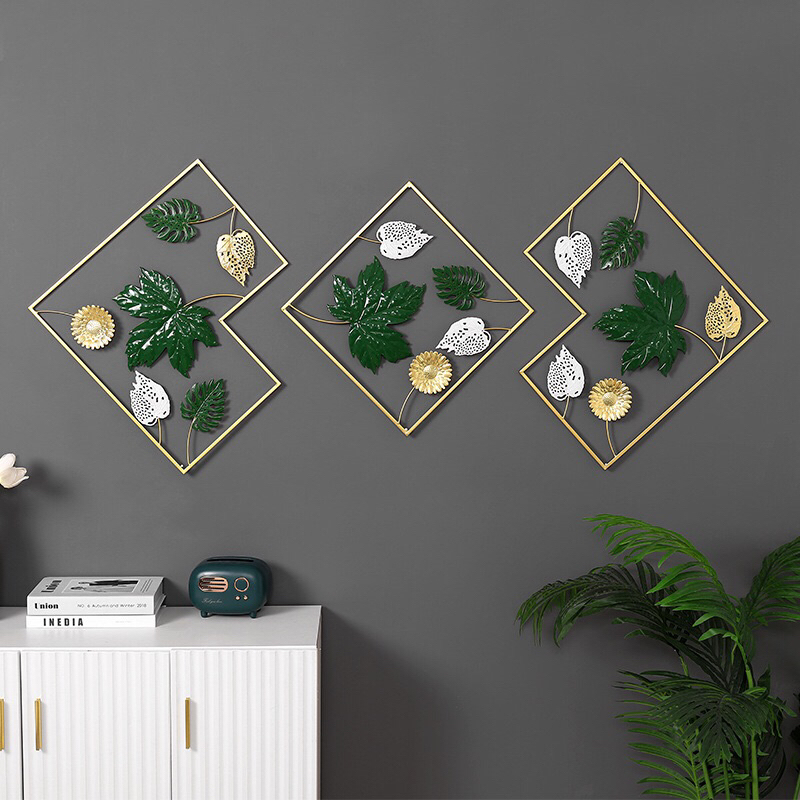 Wall Decor Set 3 PCS Hiasan Pajang Dinding Metal Rusa Besi Dekorasi Ruangan Pajangan Nordic Panjangan Mewah