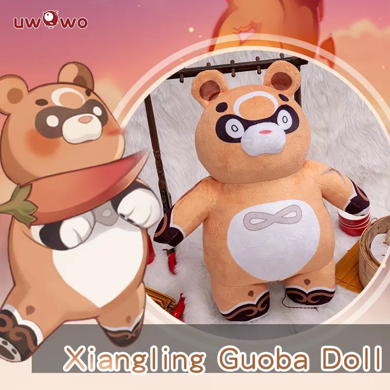 Uwowo Guoba Doll Plush Xiangling Genshin Impact