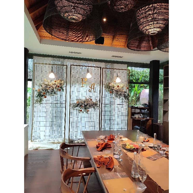 sewa dekorasi pernikahan simple 3 meter