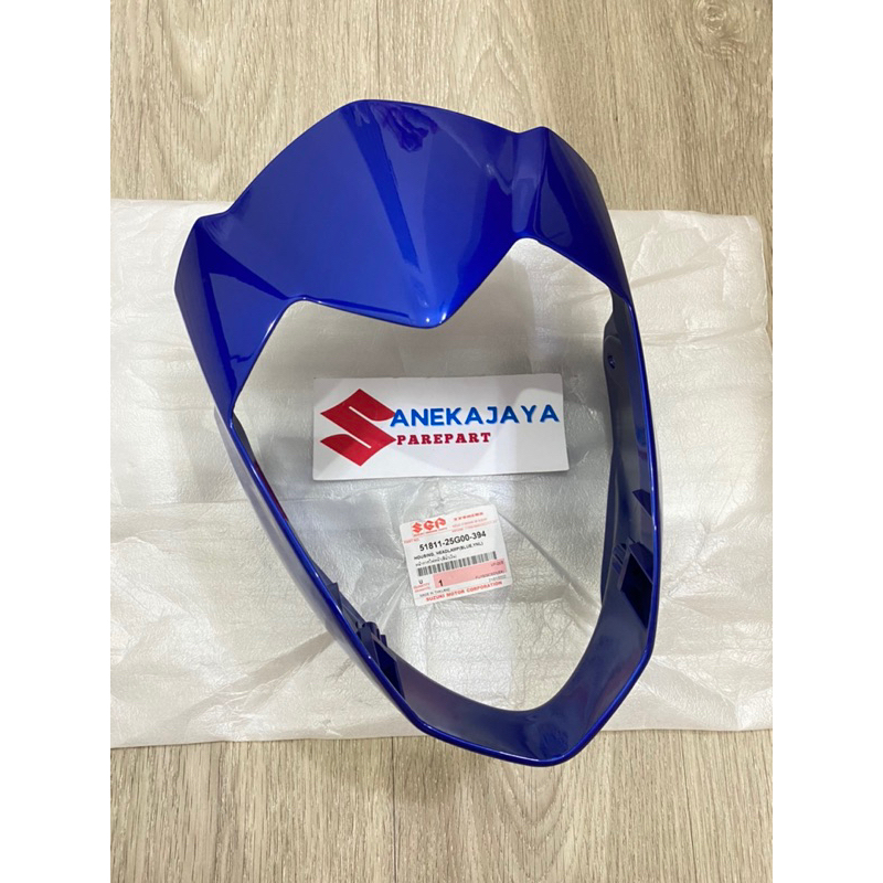 COVER KAP BATOK LAMPU DEPAN SATRIA FU THAILAND CBU HITAM ABU BIRU MERAH KUNING AURA YELLOW ASLI SUZU