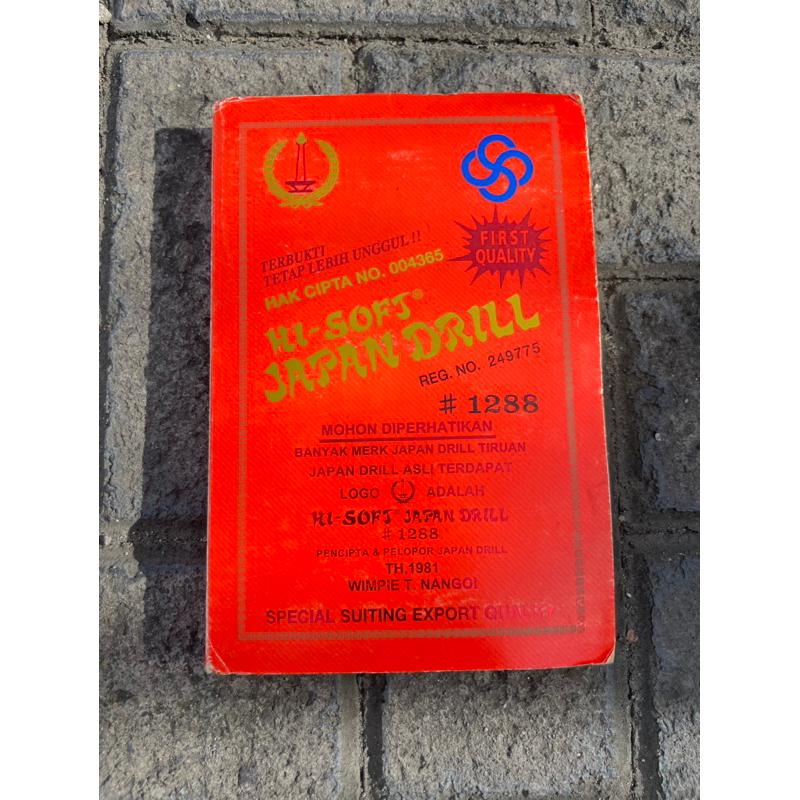 Hi-Soft Japan Drill #1288 Japan Drill Hi-Soft Grosir Roll 35 Meter