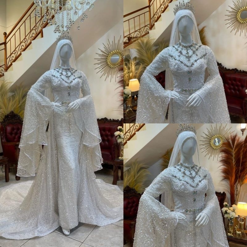 Gaun pengantin span squeen premium/Wedding dress