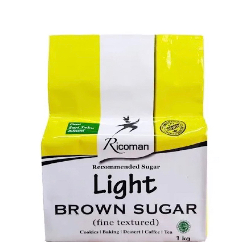 

Light Brown Sugar Ricoman 1Kg