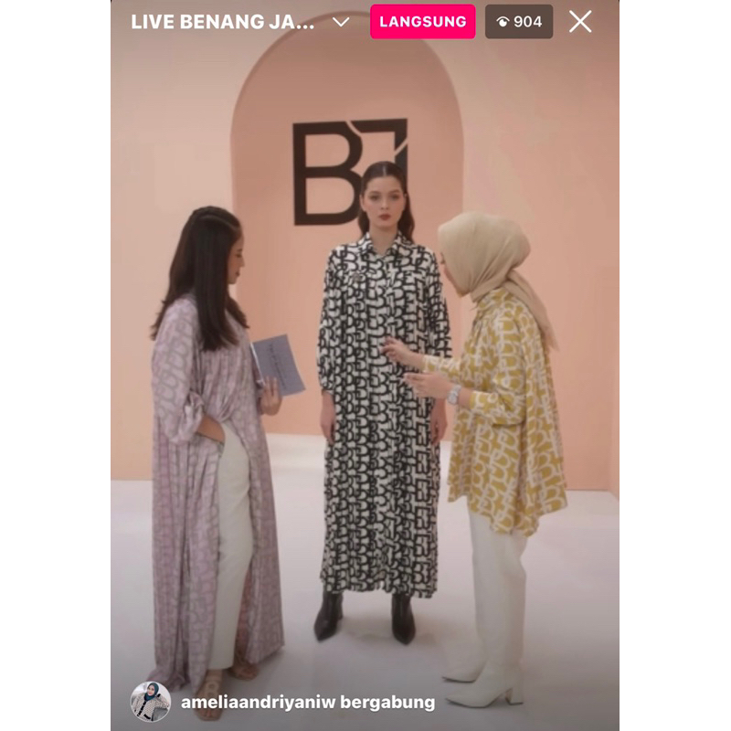 Monogram Pleated Shirt Dress Benang Jarum Buttonscarves