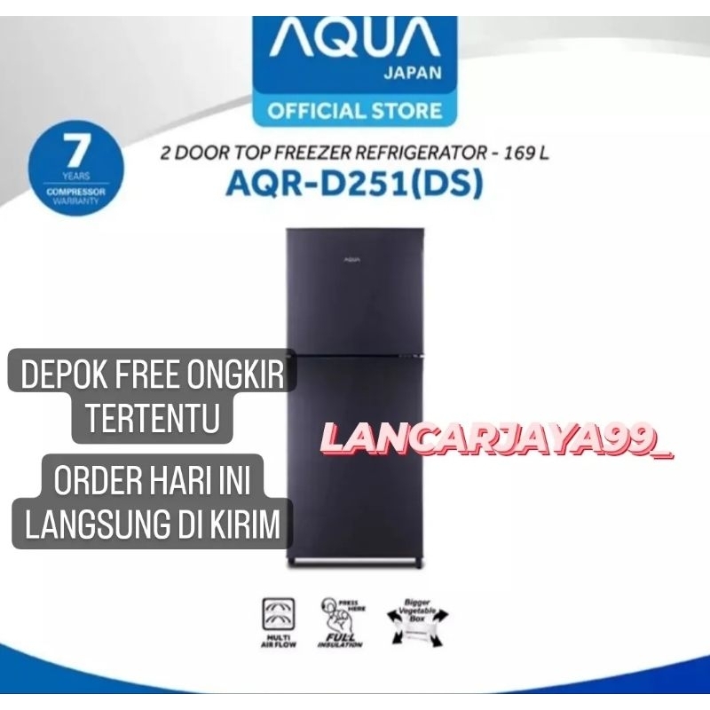 KULKAS AQUA 2 PINTU D251