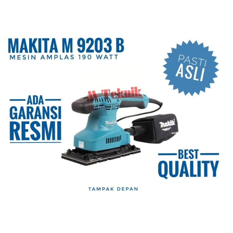 Mesin Amplas kayu Makita M9203B ampelas gosok Finishing Sander m 9203 b