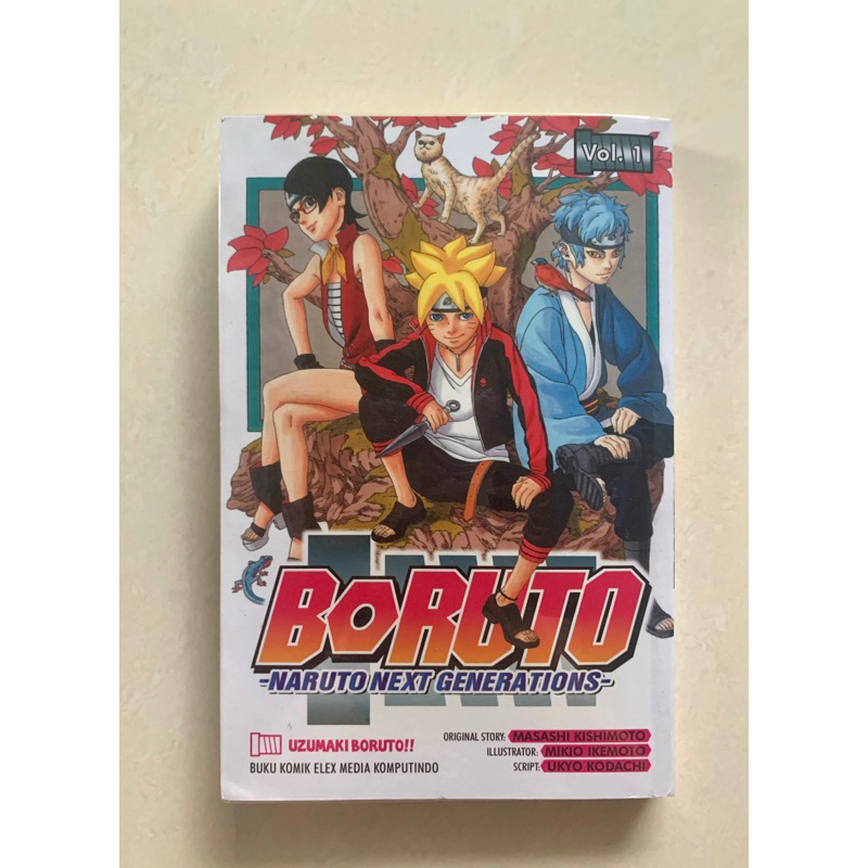 Komik Manga Cabutan Boruto vol 1