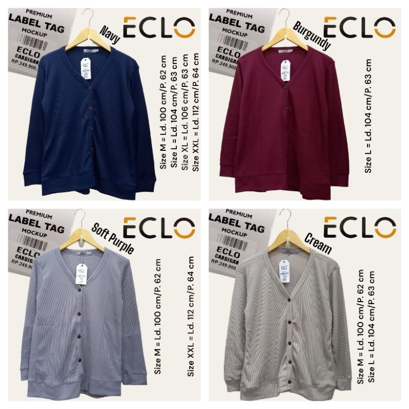 ECLO.ORIGINAL CARDIGAN OUTER ECLO BRANDED ORIGINAL
