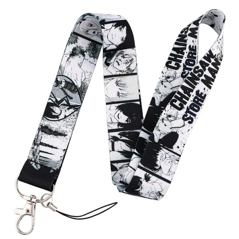 

Chainsaw Man Key Card Holder Lanyard Anime Gift