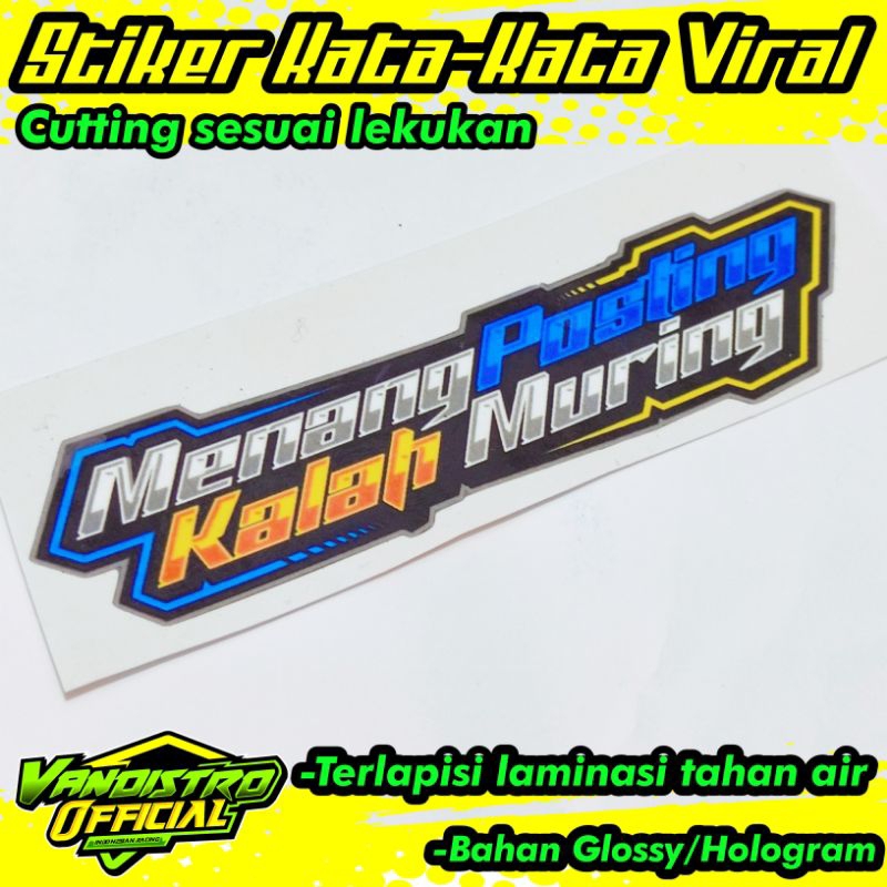 stiker menang porting