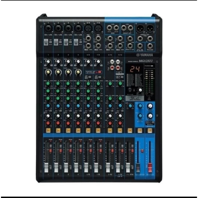 YAMAHA MIXER MG12XU MG12XU 12 CHANEL ORIGINAL GARANSI RESMI YAMAHA