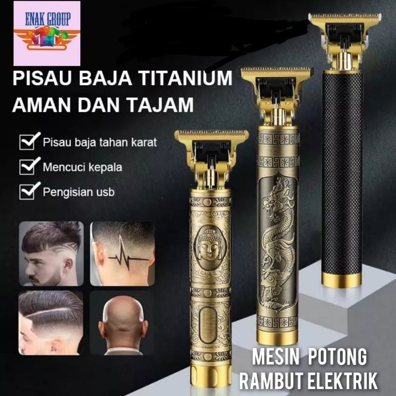 COD-Mesin Cukur Rambut / Alat Cukur Kumis / Alat Cukur jenggot naga dragon / Mesin Cukur Rambut