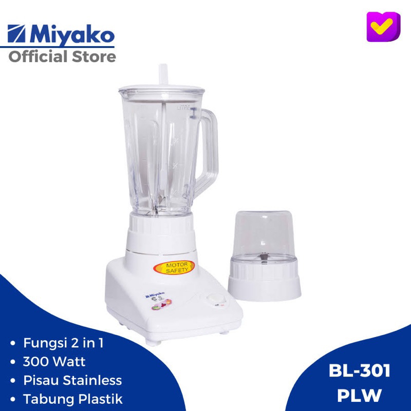 Blender Miyako 301 PL Plastik dry mill Dapat Membuat Bumbu Kering